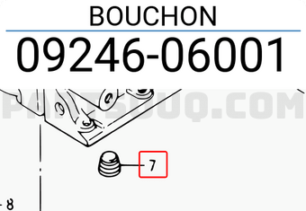 Suzuki 0924606001 BOUCHON