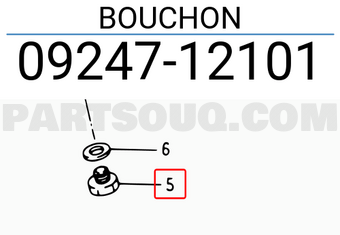 Suzuki 0924712101 BOUCHON