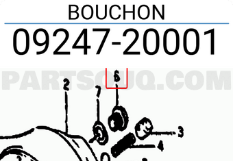 Suzuki 0924720001 BOUCHON