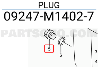 Suzuki 09247M14027 PLUG