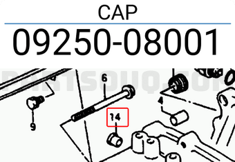 Suzuki 0925008001 CAP