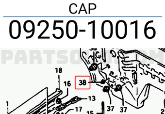 Suzuki 0925010016 CAP
