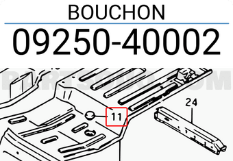 Suzuki 0925040002 BOUCHON