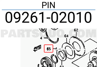 Suzuki 0926102010 PIN