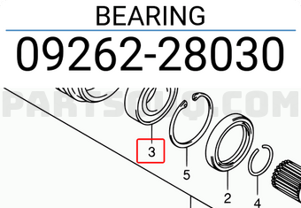 Suzuki 0926228030 BEARING