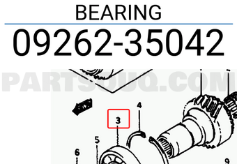 Suzuki 0926235042 BEARING