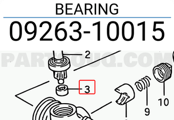 Suzuki 0926310015 BEARING