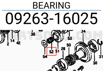 Suzuki 0926316025 BEARING