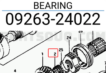 Suzuki 0926324022 BEARING