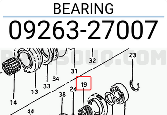 Suzuki 0926327007 BEARING