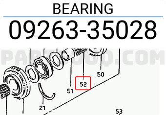 Suzuki 0926335028 BEARING