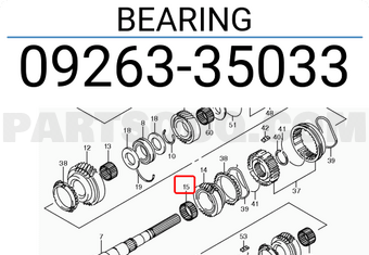 Suzuki 0926335033 BEARING
