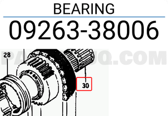 Suzuki 0926338006 BEARING