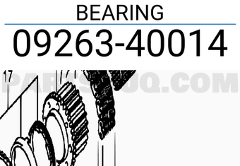 Suzuki 0926340014 BEARING