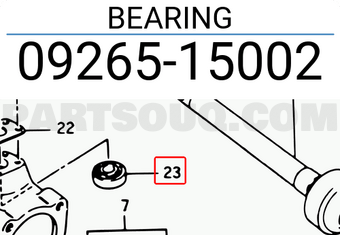 Suzuki 0926515002 BEARING