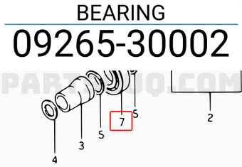 Suzuki 0926530002 BEARING