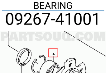 Suzuki 0926741001 BEARING
