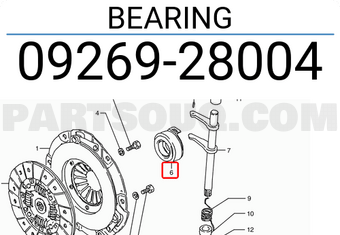 Suzuki 0926928004 BEARING