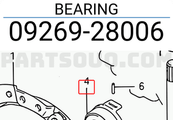 Suzuki 0926928006 BEARING
