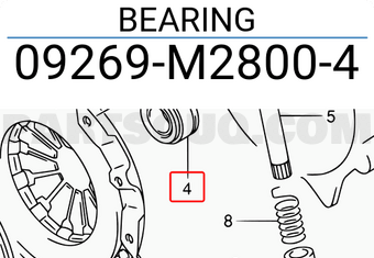 Suzuki 09269M28004 BEARING