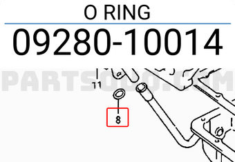 Suzuki 0928010014 O RING
