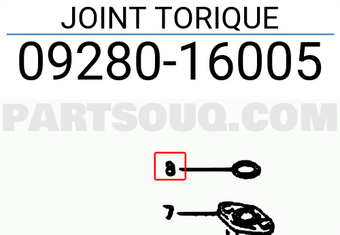 Suzuki 0928016005 JOINT TORIQUE