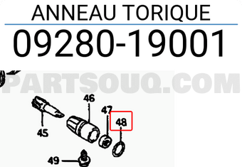 Suzuki 0928019001 ANNEAU TORIQUE
