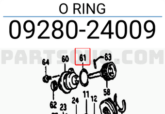 Suzuki 0928024009 O RING