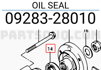 Suzuki 0928328010 OIL SEAL