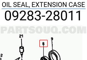 Suzuki 0928328011 OIL SEAL, EXTENSION CASE
