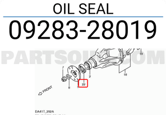 Suzuki 0928328019 OIL SEAL
