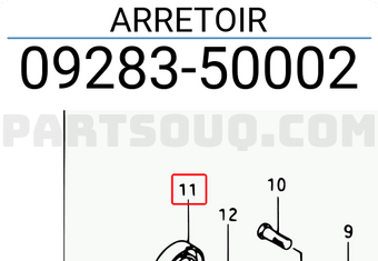 Suzuki 0928350002 ARRETOIR