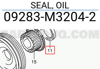 Suzuki 09283M32042 SEAL, OIL
