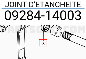 Suzuki 0928414003 JOINT D ETANCHEITE
