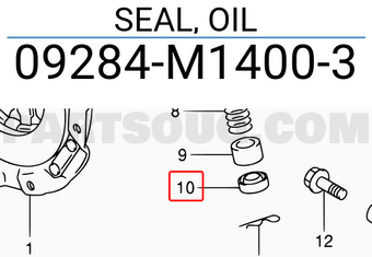 Suzuki 09284M14003 SEAL, OIL