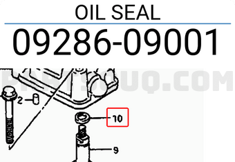 Suzuki 0928609001 OIL SEAL