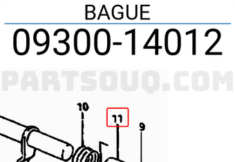 Suzuki 0930014012 BAGUE