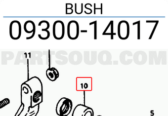 Suzuki 0930014017 BUSH