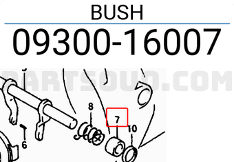Suzuki 0930016007 BUSH