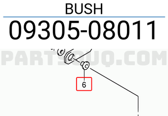 Suzuki 0930508011 BUSH