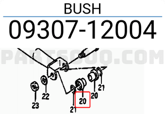 Suzuki 0930712004 BUSH