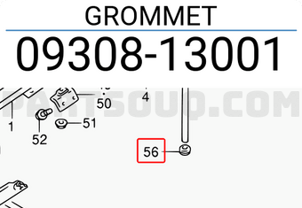 Suzuki 0930813001 GROMMET