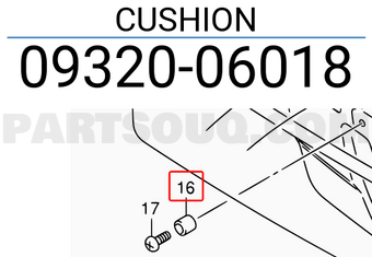 Suzuki 0932006018 CUSHION