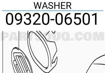 Suzuki 0932006501 WASHER