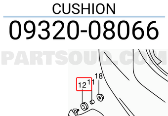 Suzuki 0932008066 CUSHION