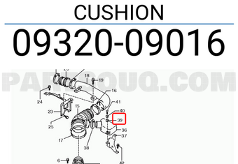 Suzuki 0932009016 CUSHION