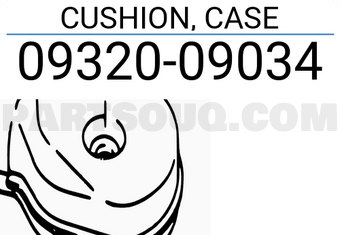 Suzuki 0932009034 CUSHION, CASE