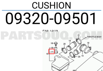 Suzuki 0932009501 CUSHION