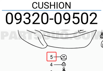 Suzuki 0932009502 CUSHION