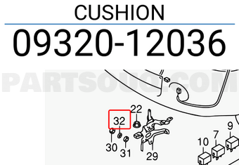 Suzuki 0932012036 CUSHION